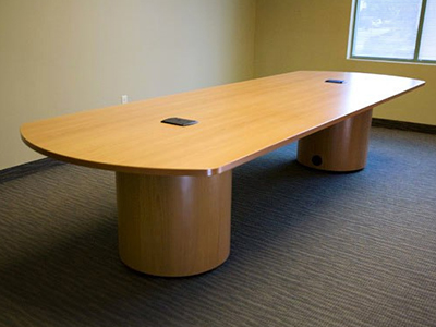 Bow End Top with Power-Data Grommets-Cylinder Bases